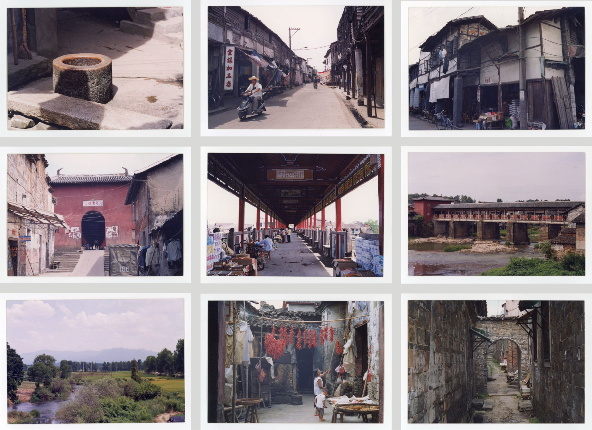 Selected 9 photographs taken by my mother on film.